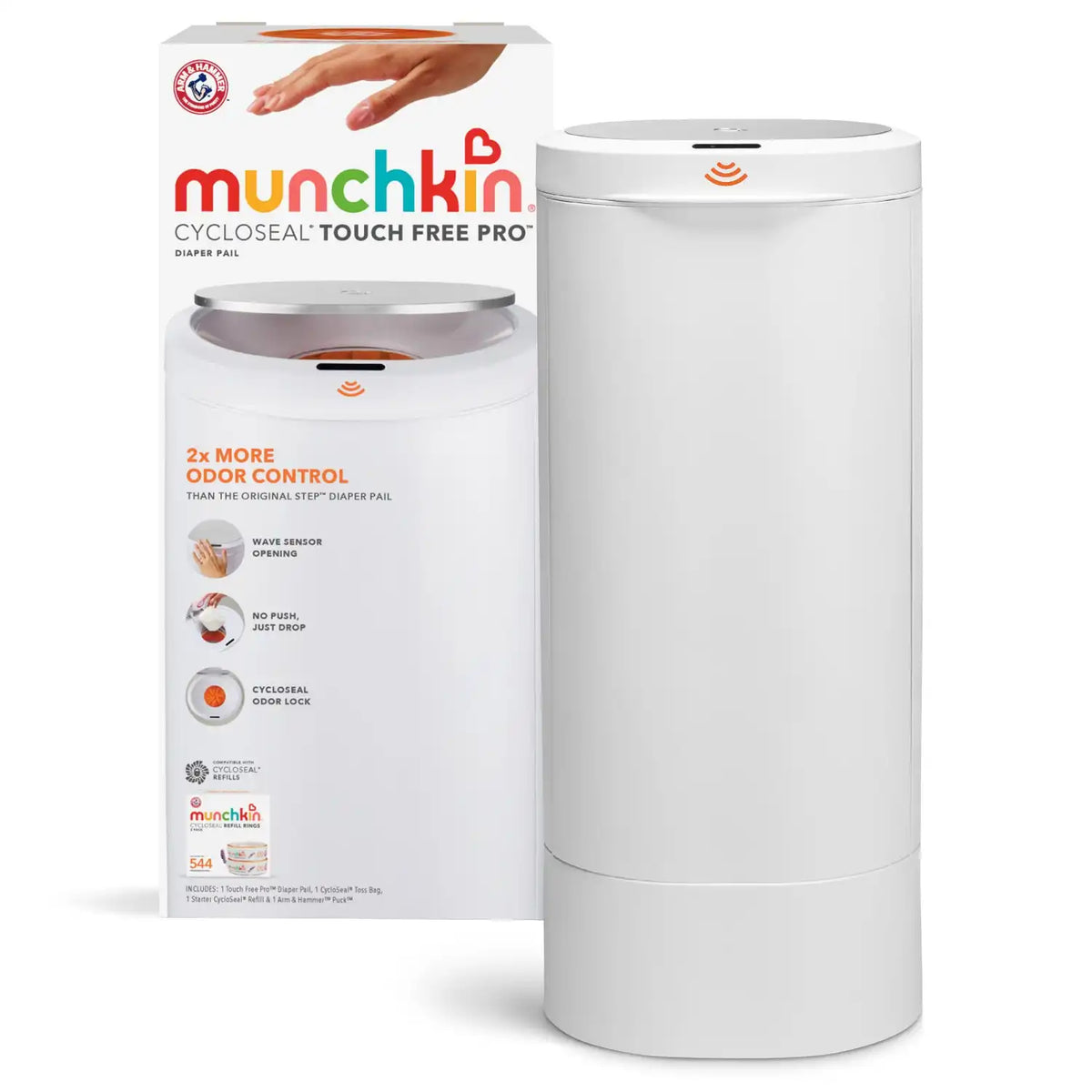 CycloSeal® Touch Free Pro™ Diaper Pail
