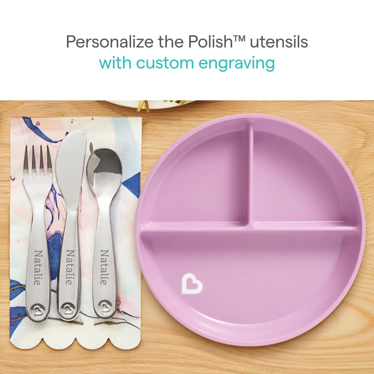 Personalized Polish™ Stainless Steel Utensil Set